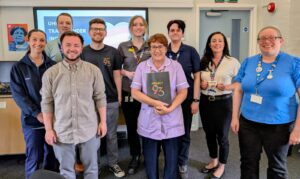 picture of health workers getting training